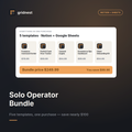 Solo Operator Bundle
